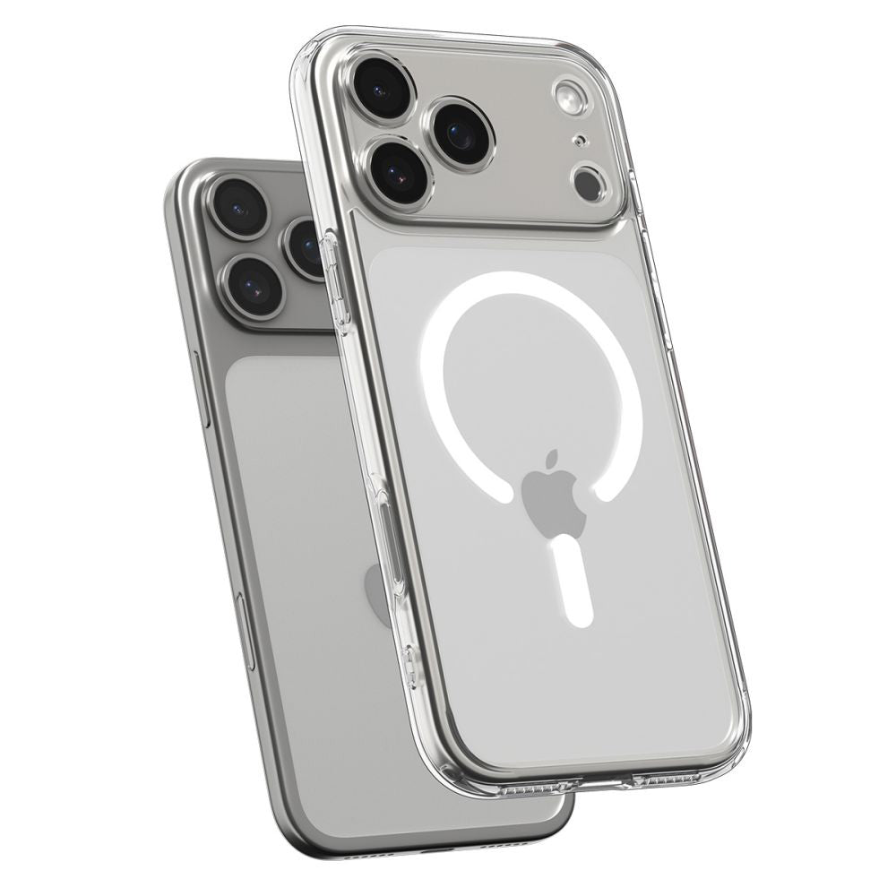 MagSafe hoesje voor Apple iPhone 17 Pro, Spigen, Ultra Hybrid, Wit ACS10346