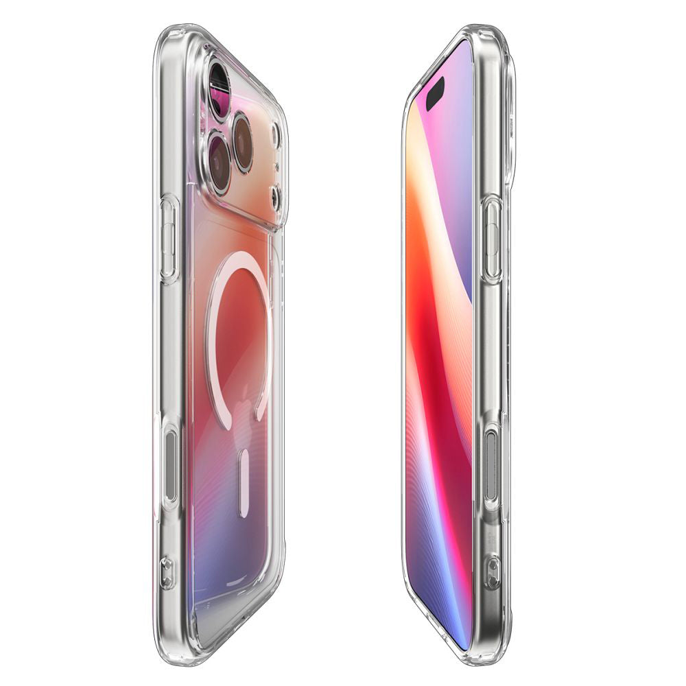 MagSafe hoesje voor Apple iPhone 17 Pro, Spigen, Ultra Hybrid, Wit ACS10346