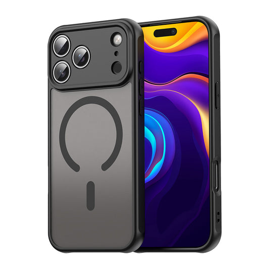 MagSafe hoesje voor Apple iPhone 17 Pro, Techsuit, HaloFrost II, Zwart