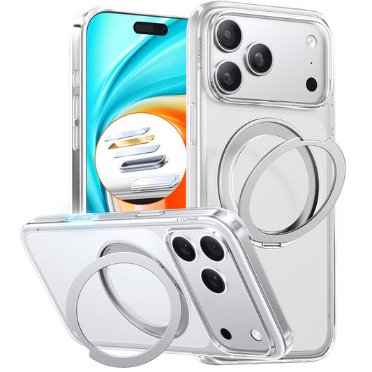 MagSafe Case for Apple iPhone 17 Pro, Torras, Ostand Pro, Transparent