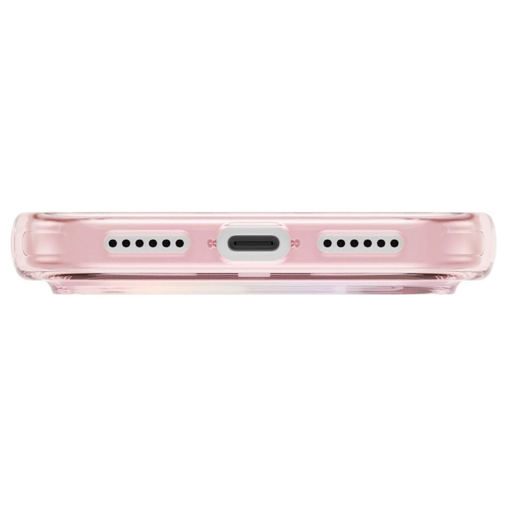 MagSafe hoesje voor Apple iPhone 17 Pro, UNIQ, Iridescia MagClick, Pastelblauw