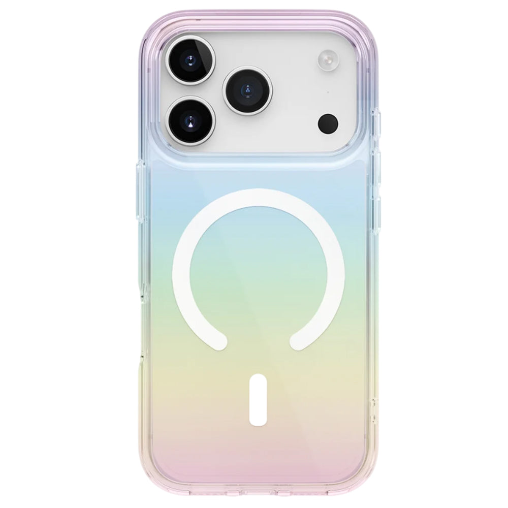 MagSafe hoesje voor Apple iPhone 17 Pro, UNIQ, Iridescia MagClick, Meerkleurig