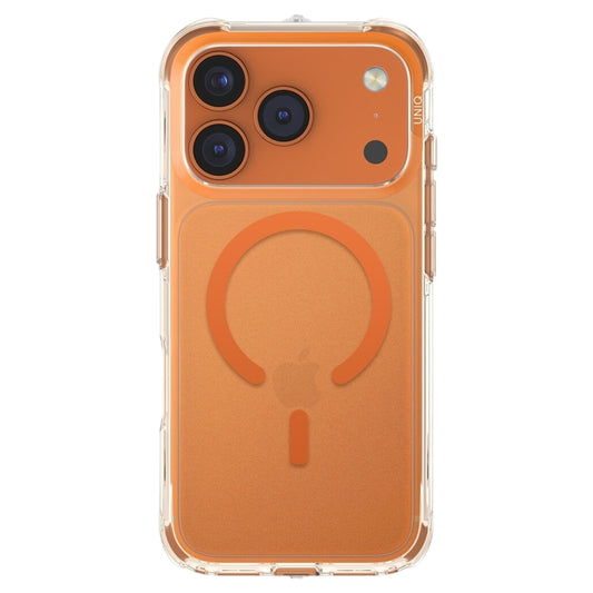 MagSafe hoesje voor Apple iPhone 17 Pro, UNIQ, LifePro Xtreme MagClick, Oranje