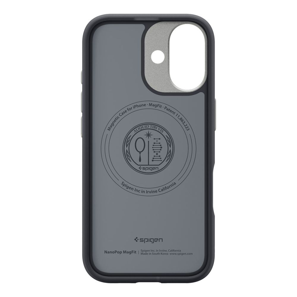 MagSafe hoesje voor Apple iPhone 17, Spigen, Caseology Nano Pop, Zwart ACS10366