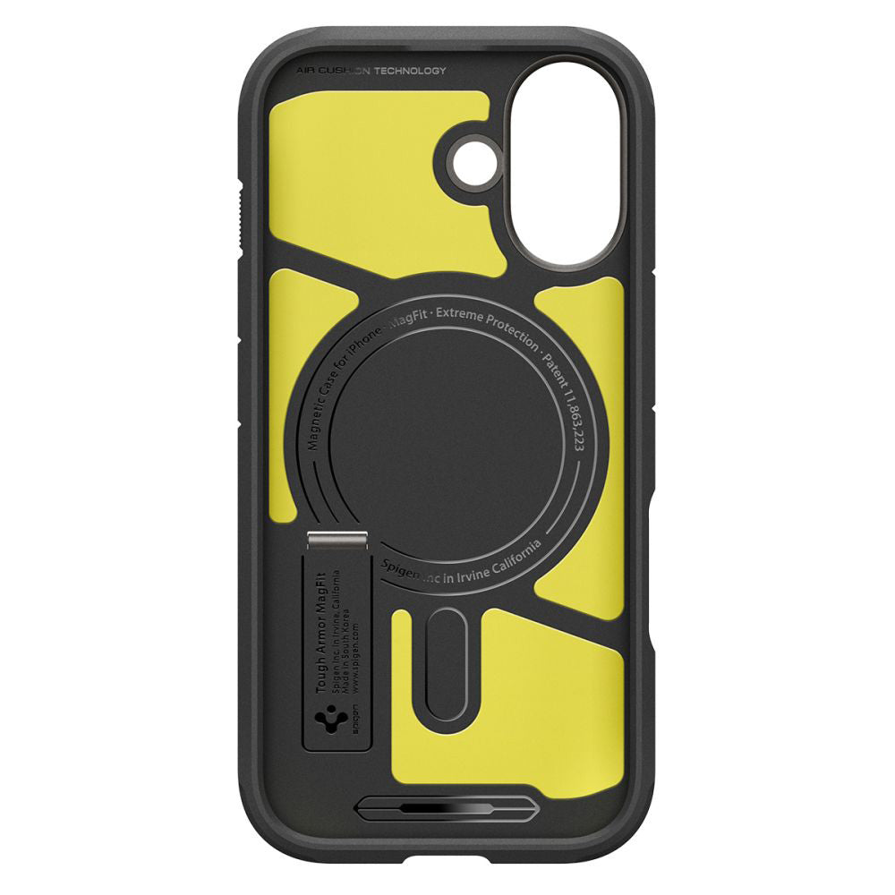 MagSafe hoesje voor Apple iPhone 17, Spigen, Tough Armor T, Grijs ACS10392