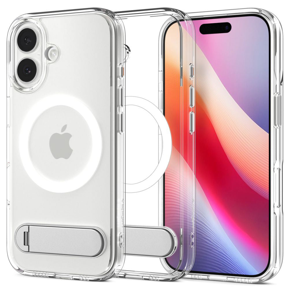 MagSafe hoesje voor Apple iPhone 17, Spigen, Ultra Hybrid S, Transparant ACS09981