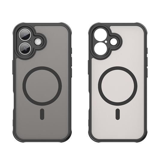 MagSafe hoesje voor Apple iPhone 17, Techsuit, HaloFrost II, Zwart