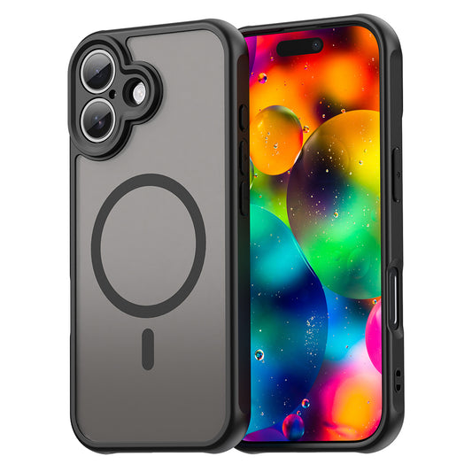 MagSafe hoesje voor Apple iPhone 17, Techsuit, HaloFrost II, Zwart