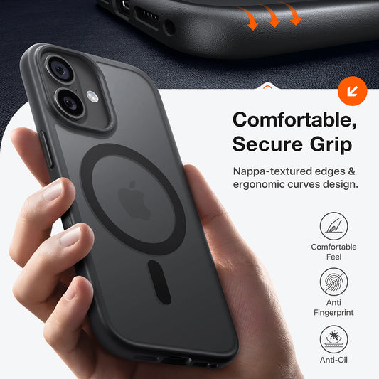 MagSafe hoes voor Apple iPhone 17, Torras, Guardian, Zwart