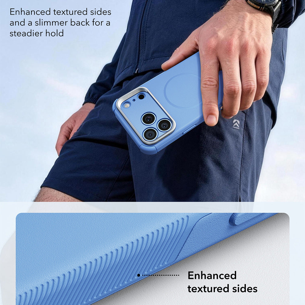 MagSafe-hoes voor Apple iPhone 18 Pro / 17 Pro, ESR, Cyber Armor Kickstand, Blauw