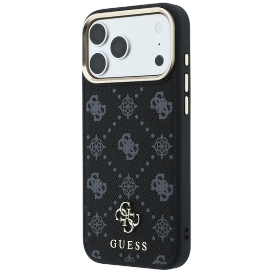 MagSafe Case for Apple iPhone 18 Pro / 17 Pro, Guess, Peony 4G Small Logo, Black