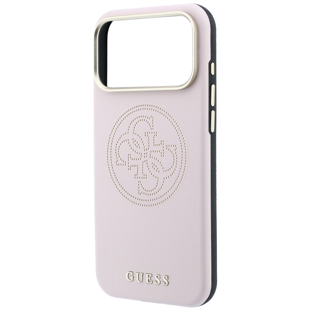 MagSafe-hoesje voor Apple iPhone 18 Pro / 17 Pro, Guess, Geperforeerd 4G, Roze