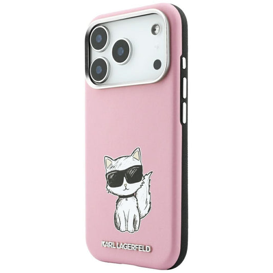 MagSafe-hoesje voor Apple iPhone 18 Pro / 17 Pro, Karl Lagerfeld, Choupette Sketch, Roze