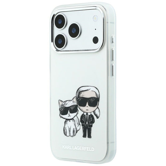 MagSafe-hoesje voor Apple iPhone 18 Pro / 17 Pro, Karl Lagerfeld, KC Bodies Sketch, Beige