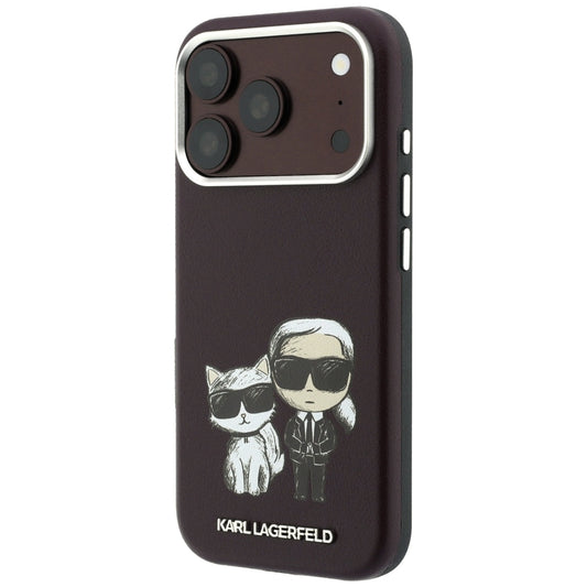 MagSafe-hoesje voor Apple iPhone 18 Pro / 17 Pro, Karl Lagerfeld, KC Bodies Sketch, Bordeaux