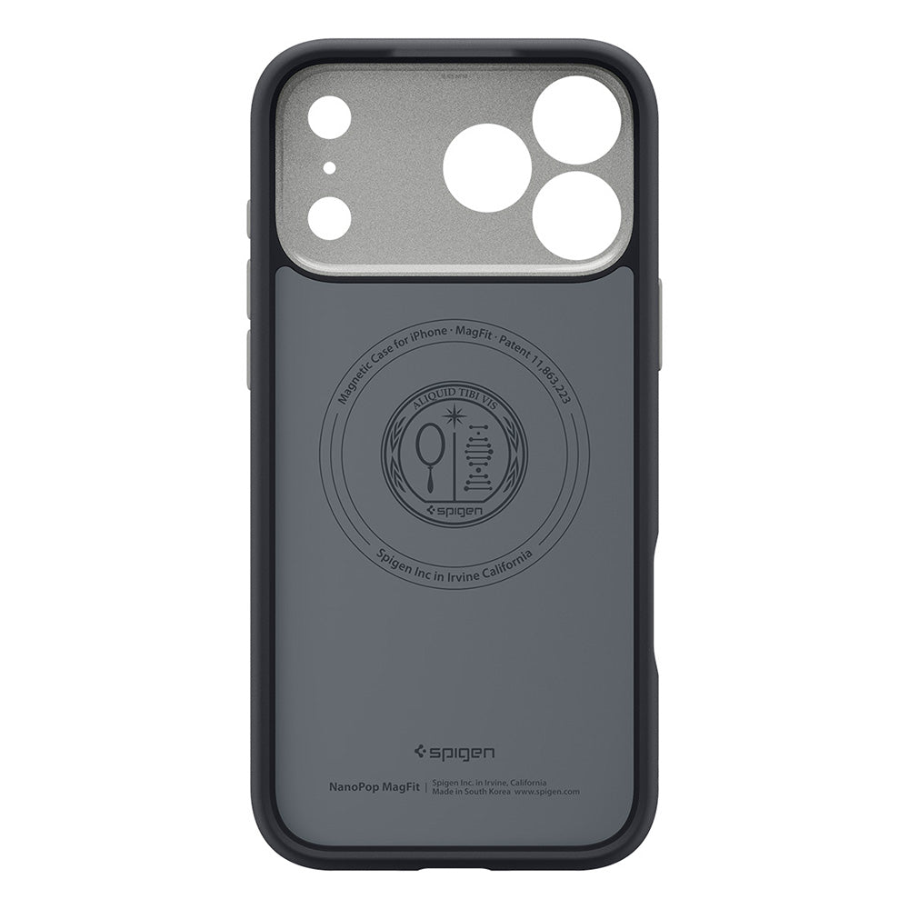 MagSafe-hoesje voor Apple iPhone 18 Pro / 17 Pro, Spigen, Caseology Nano Pop, Zwart ACS12177