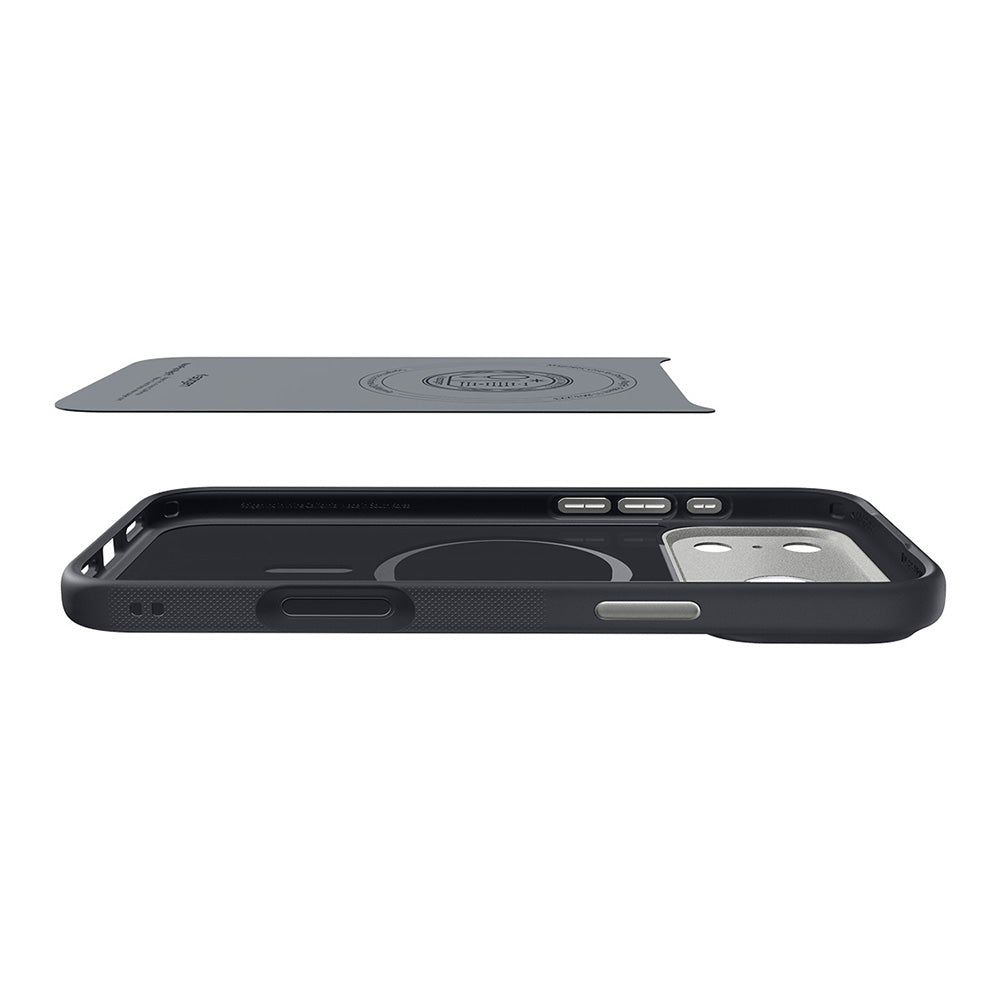 MagSafe-hoesje voor Apple iPhone 18 Pro / 17 Pro, Spigen, Caseology Nano Pop, Zwart ACS12177