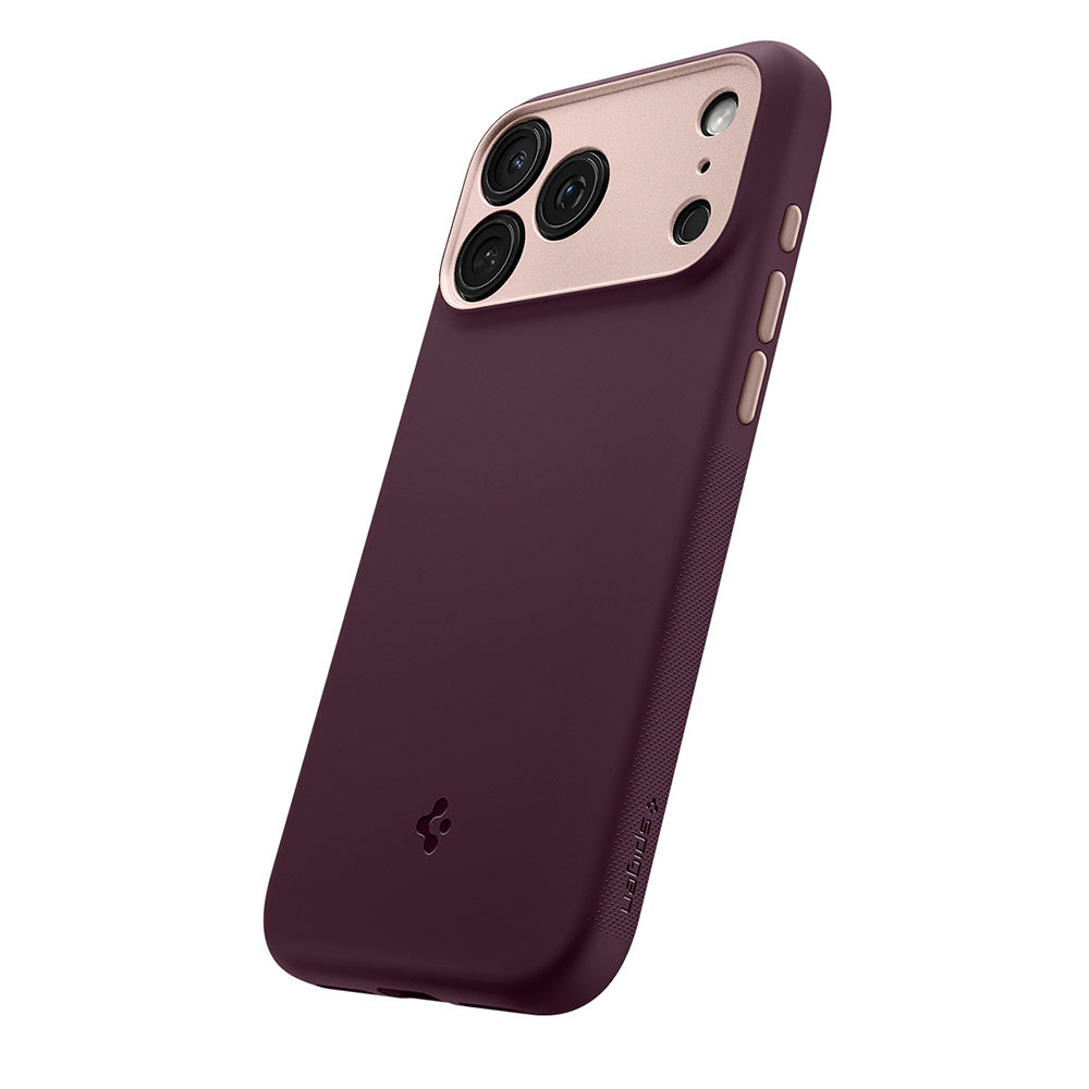 MagSafe-hoesje voor Apple iPhone 18 Pro / 17 Pro, Spigen, Caseology Nano Pop, Bordeauxrood ACS12179