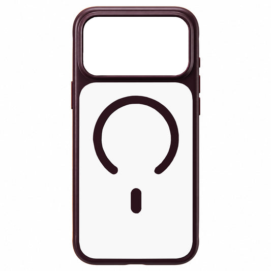 MagSafe-hoesje voor Apple iPhone 18 Pro Max / 17 Pro Max, Blueo, huidvriendelijk en schokbestendig, satijnbordeauxrood