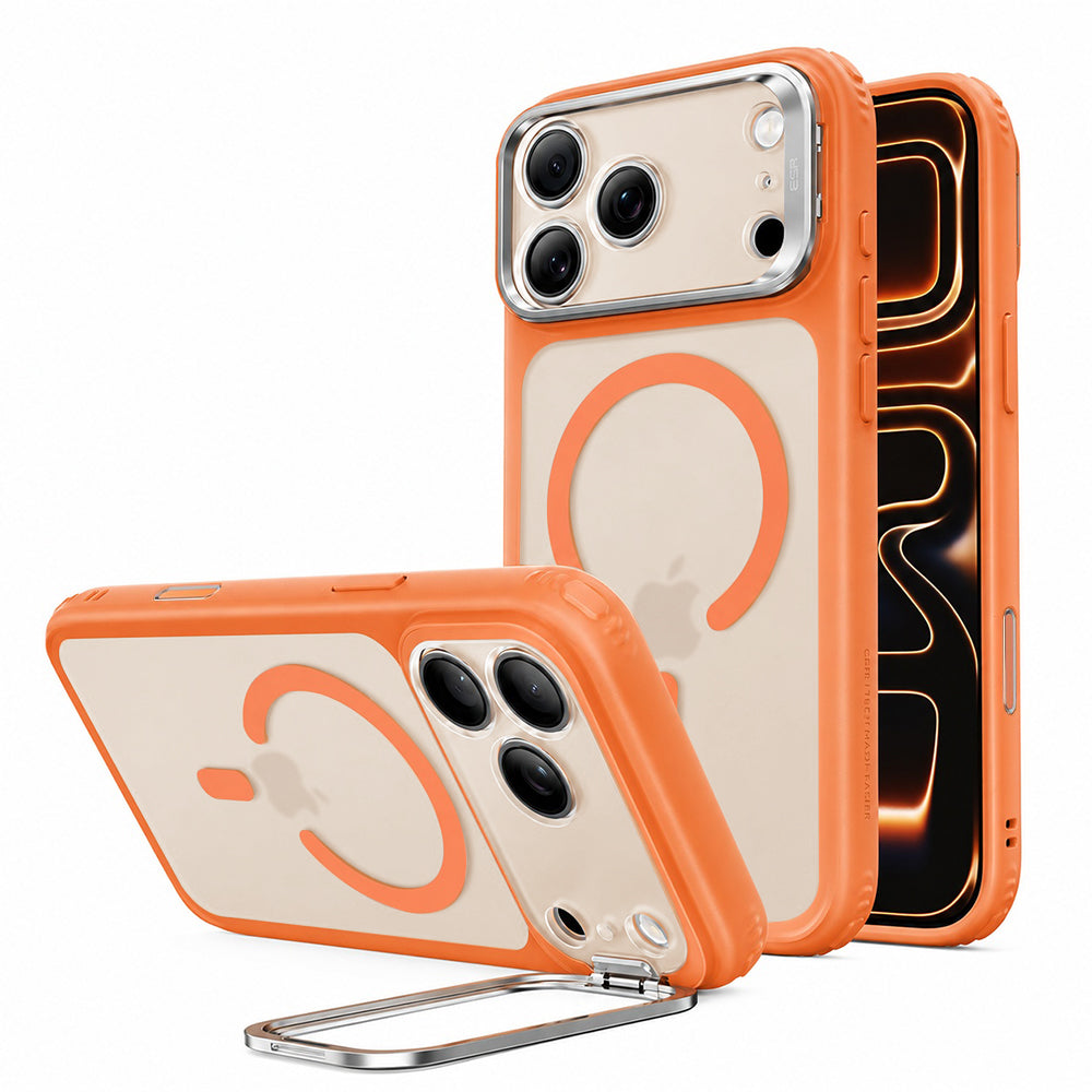MagSafe-hoesje voor Apple iPhone 18 Pro Max / 17 Pro Max, ESR, Classic Hybrid Kickstand, Satijn Oranje