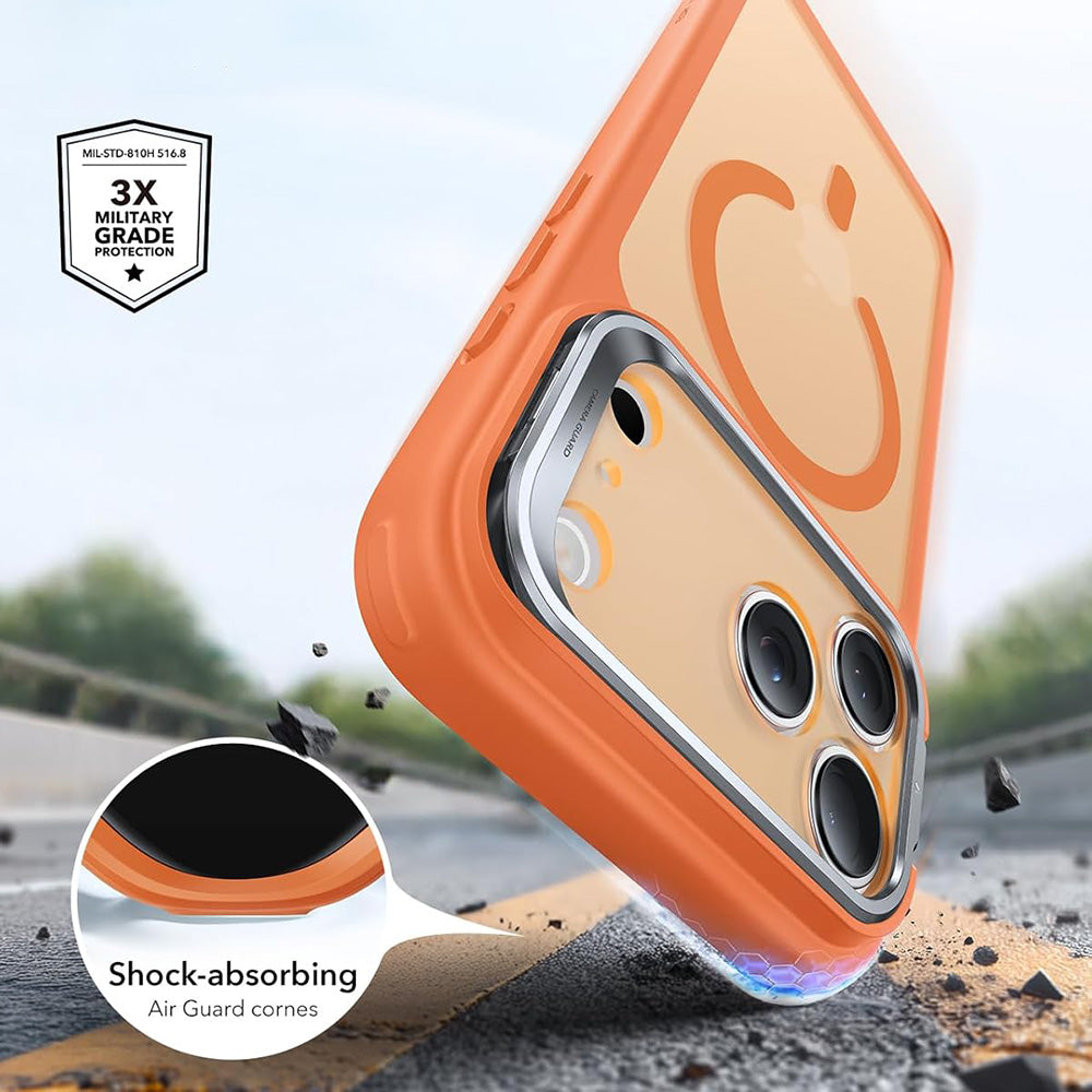 MagSafe-hoesje voor Apple iPhone 18 Pro Max / 17 Pro Max, ESR, Classic Hybrid Kickstand, Satijn Oranje