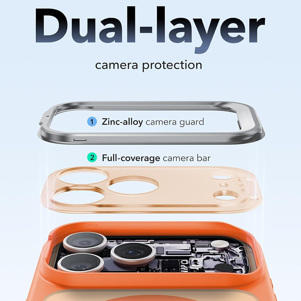 MagSafe-hoesje voor Apple iPhone 18 Pro Max / 17 Pro Max, ESR, Classic Hybrid Kickstand, Satijn Oranje