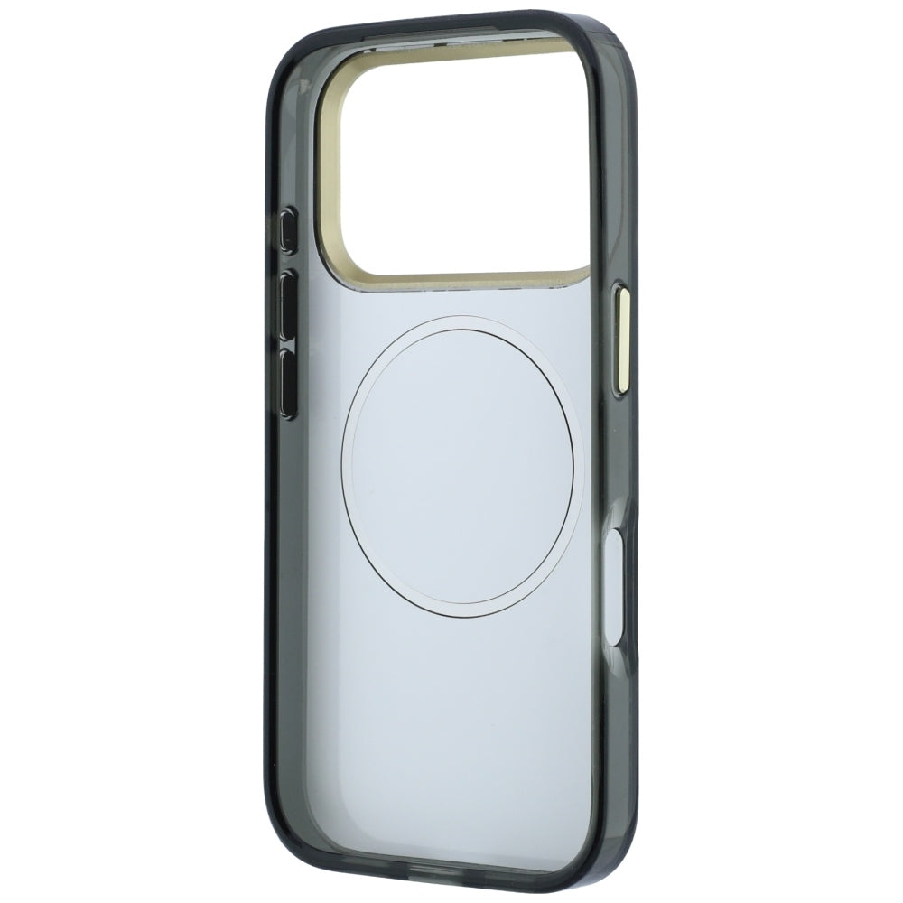 MagSafe-hoesje voor Apple iPhone 18 Pro Max / 17 Pro Max, Guess, IML Glitter Blossom Roses, zwart