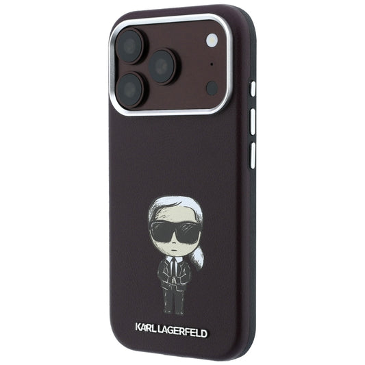 MagSafe-hoesje voor Apple iPhone 18 Pro Max / 17 Pro Max, Karl Lagerfeld, HC SW Ikonik, Bordeaux