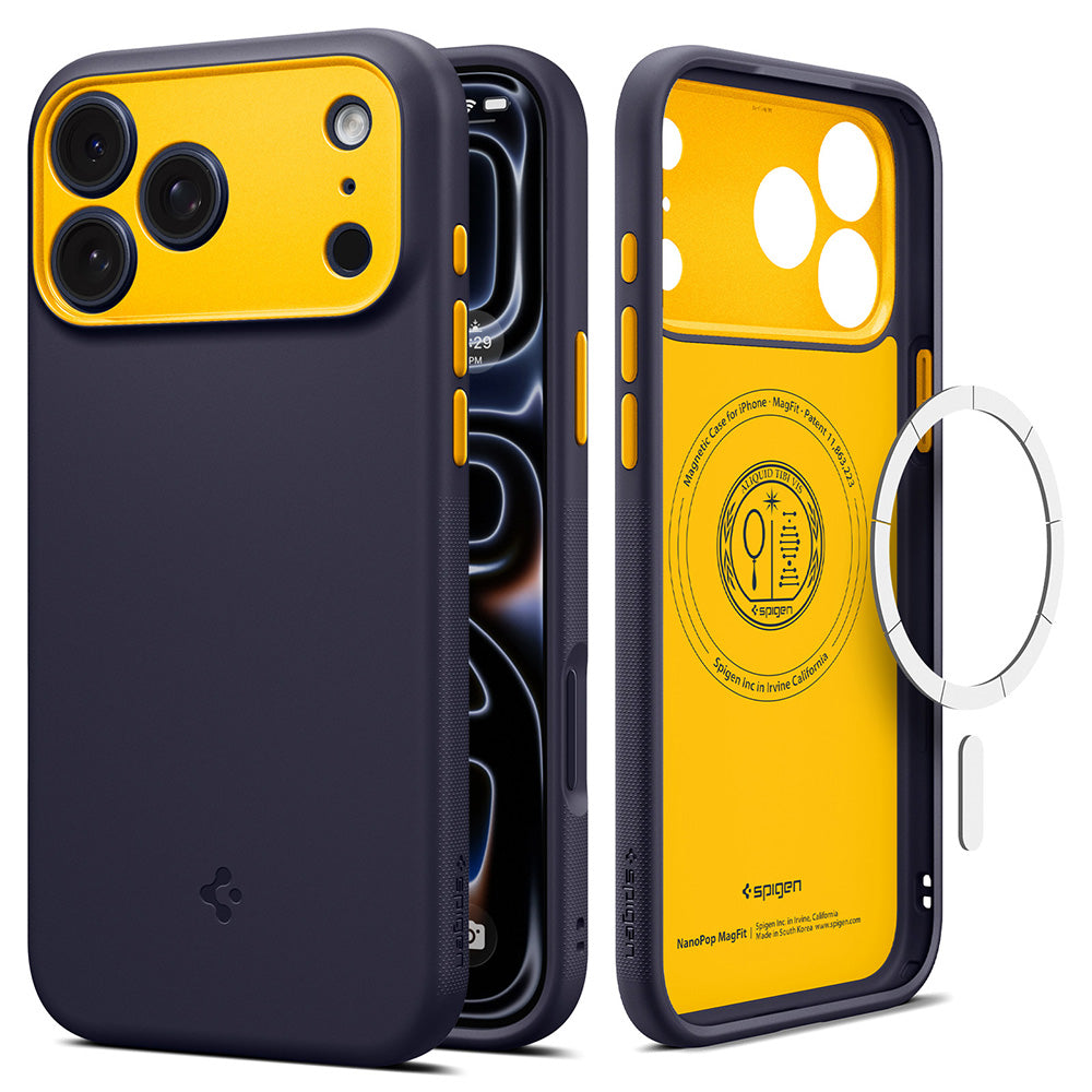 MagSafe-hoesje voor Apple iPhone 18 Pro Max / 17 Pro Max, Spigen, Caseology Nano Pop, Paars ACS12140