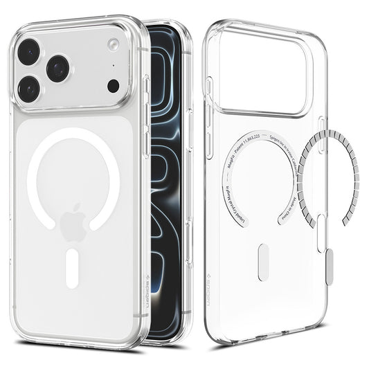 MagSafe-hoesje voor Apple iPhone 18 Pro Max / 17 Pro Max, Spigen, Liquid Crystal, Transparant Wit ACS12143