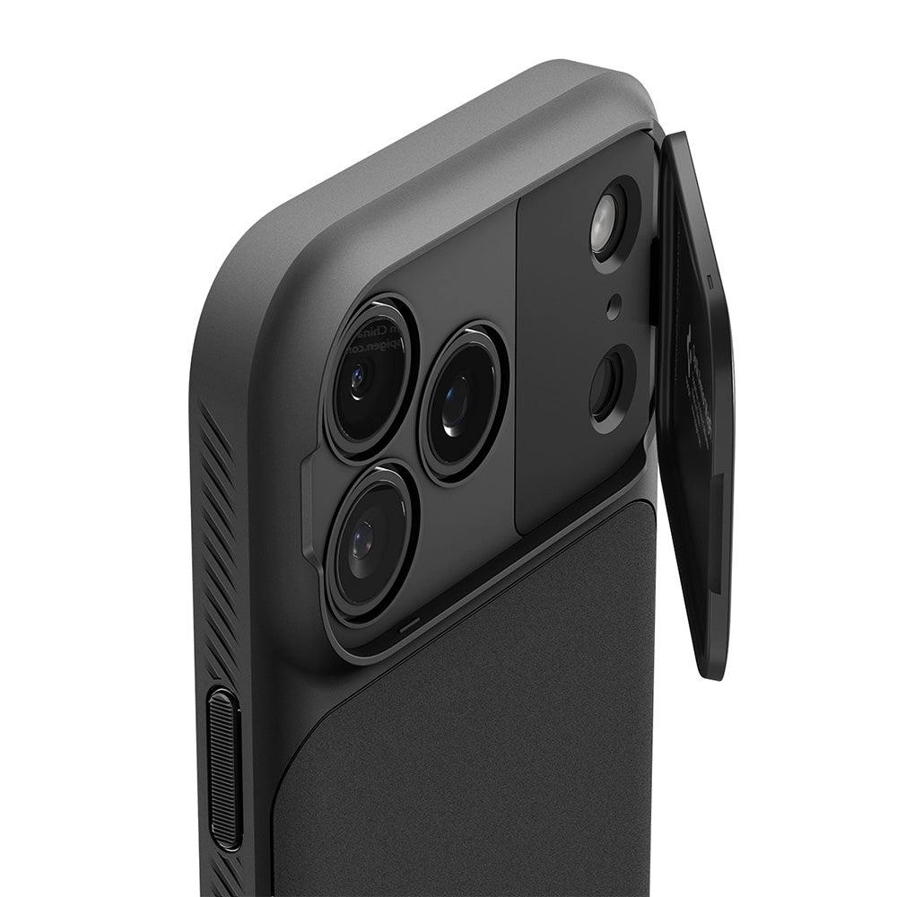 MagSafe-hoesje voor Apple iPhone 18 Pro Max / 17 Pro Max, Spigen, Optik Armor, Zwart ACS09900