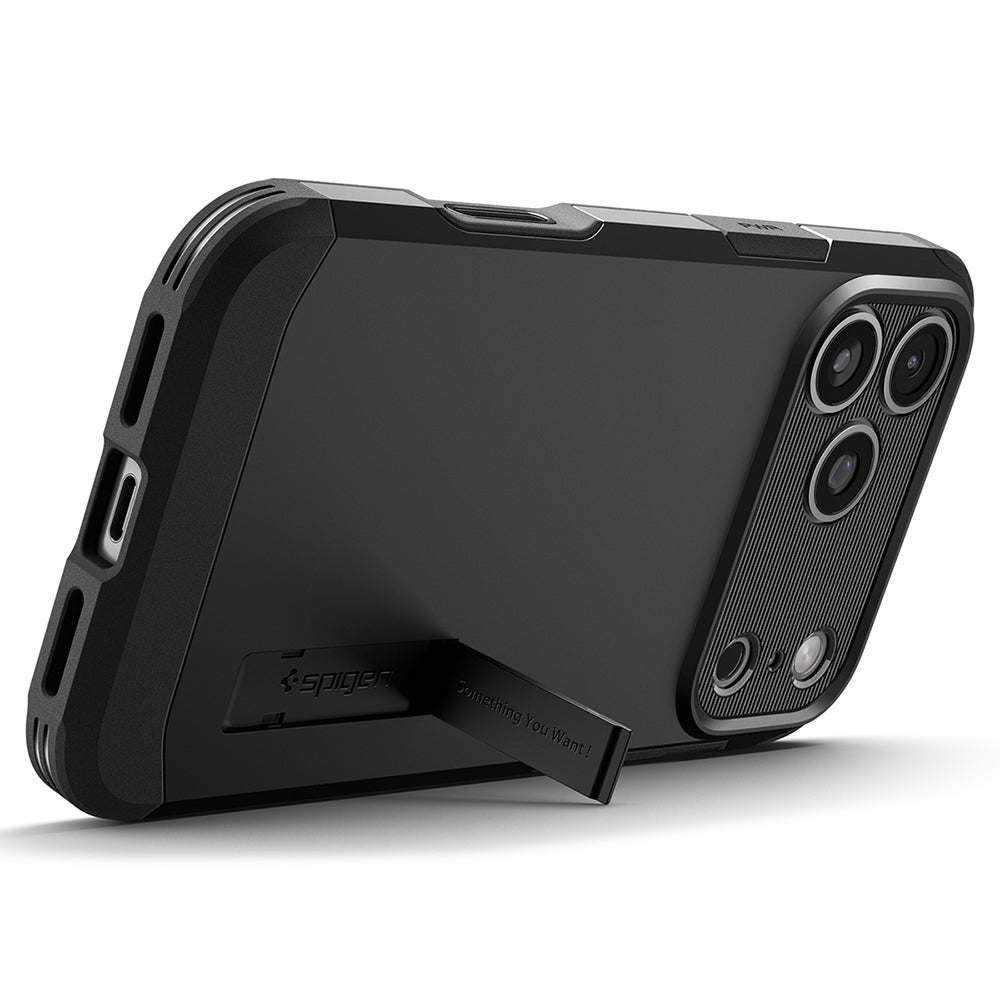 MagSafe-hoesje voor Apple iPhone 18 Pro Max / 17 Pro Max, Spigen, Tough Armor T, Zwart ACS12136