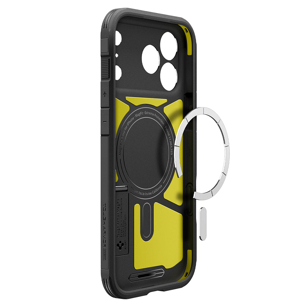 MagSafe-hoesje voor Apple iPhone 18 Pro Max / 17 Pro Max, Spigen, Tough Armor T, Zwart ACS12136