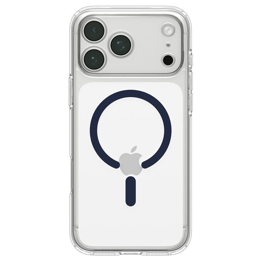 MagSafe-hoes voor Apple iPhone 18 Pro Max / 17 Pro Max, Spigen, Ultra Hybrid, Transparant Marineblauw ACS12121