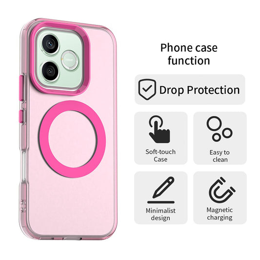 MagSafe-hoes voor Honor 600 Pro / 600, Techsuit, CandyCase, Roze