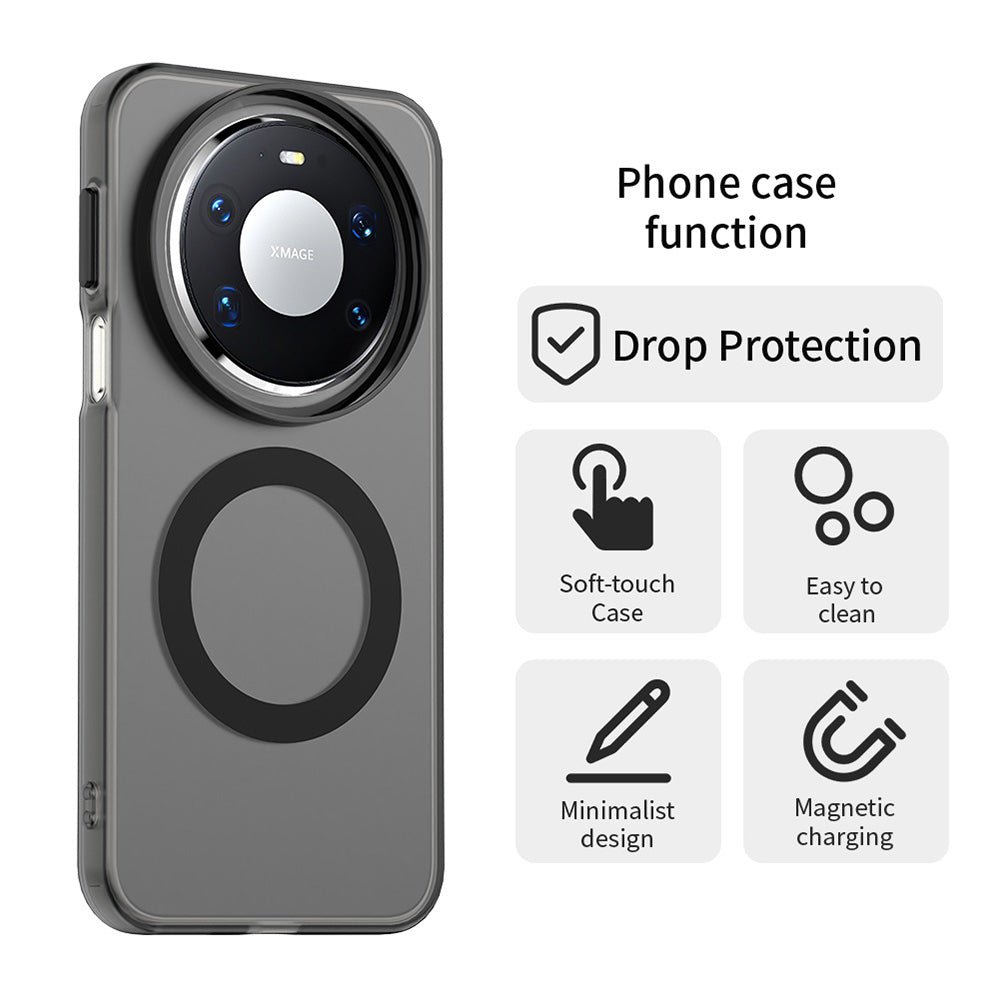 MagSafe hoes voor Huawei Mate 80 Pro, Techsuit, CandyCase, Zwart