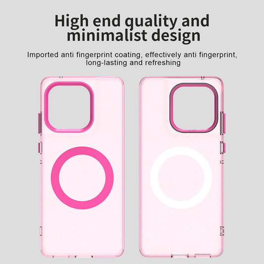 MagSafe-hoesje voor Motorola Edge 60 Fusion / Edge 60, Techsuit, CandyCase, Roze