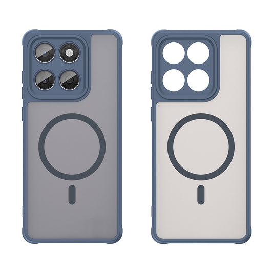 MagSafe-hoes voor Motorola Edge 60 Fusion / Edge 60, Techsuit, HaloFrost II, Marineblauw