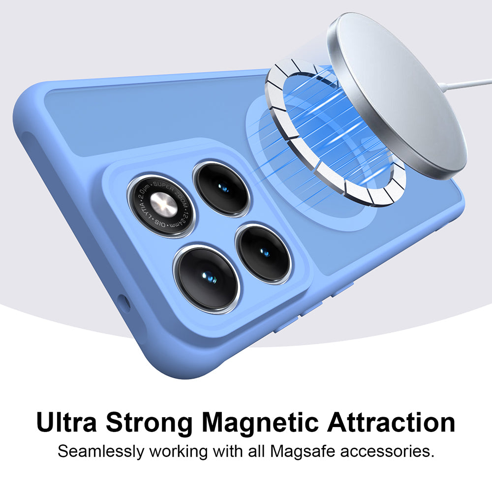 MagSafe-hoes voor Motorola Edge 70 Fusion, Techsuit, HaloFrost II, Blauw