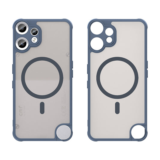 MagSafe-hoes voor Nothing CMF Phone 2 Pro, Techsuit, HaloFrost II, Marineblauw
