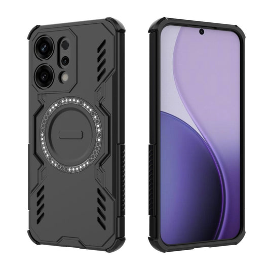 MagSafe-hoes voor Oppo Reno14, Techsuit, ArmorMag, Zwart