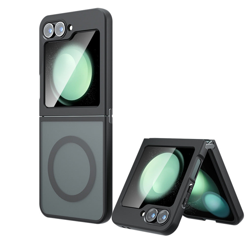 MagSafe Case for Samsung Galaxy Z Flip6 F741, Techsuit, PureFrost, Satin Black