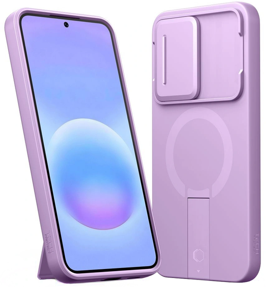 MagSafe-hoesje voor Samsung Galaxy A57 5G, Tech-Protect, Kevlar Aura, Violet