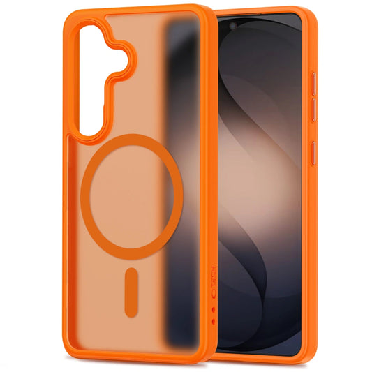 MagSafe-hoesje voor Samsung Galaxy S26 Ultra S948, Tech-Protect, Magmat, Mat Oranje