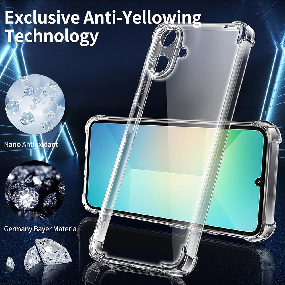 MagSafe hoesje voor Samsung Galaxy A07 4G A075, Techsuit, Schokbestendig, Transparant