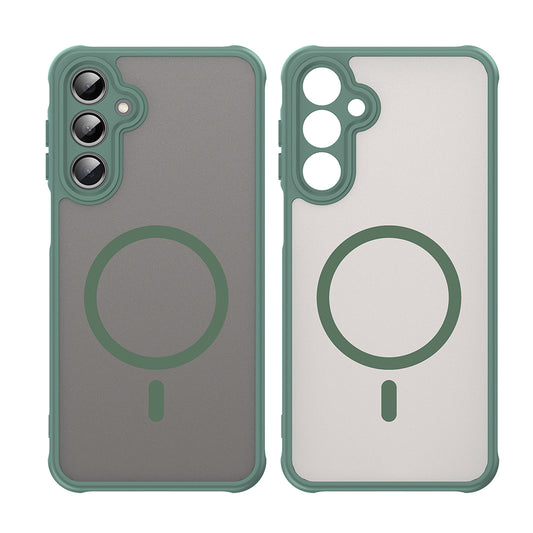 MagSafe-hoesje voor Samsung Galaxy A16 5G A166 / A16 4G A165, Techsuit, HaloFrost II, Groen