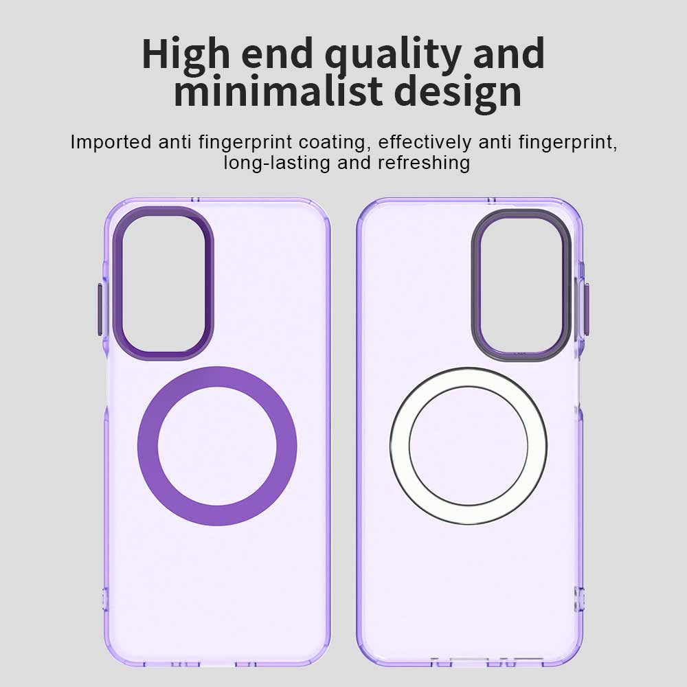 MagSafe-hoesje voor Samsung Galaxy A27 5G, Techsuit, CandyCase, Paars