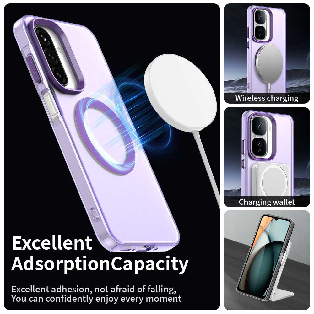 MagSafe-hoesje voor Samsung Galaxy A27 5G, Techsuit, CandyCase, Paars