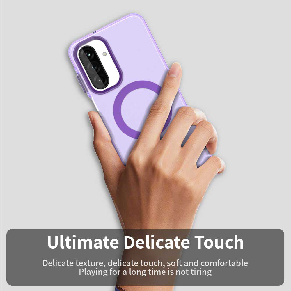 MagSafe-hoesje voor Samsung Galaxy A27 5G, Techsuit, CandyCase, Paars