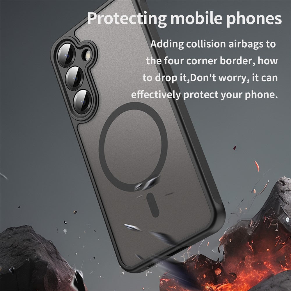 MagSafe-hoesje voor Samsung Galaxy A27 5G, Techsuit, HaloFrost II, Zwart